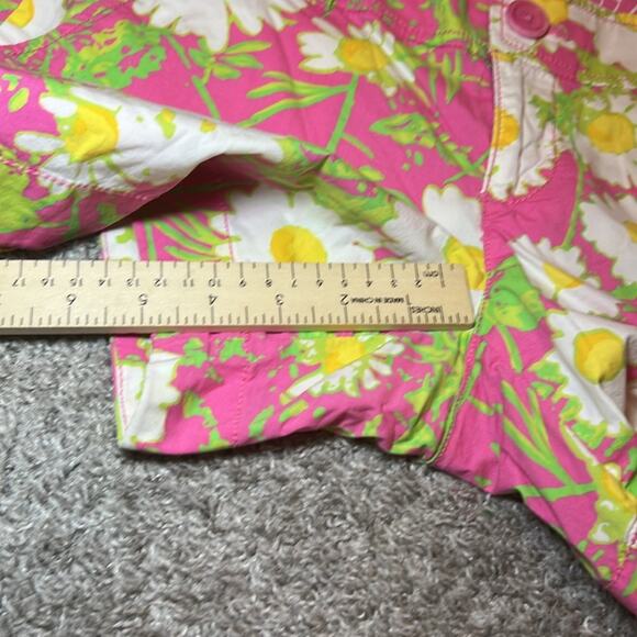 Lilly Pulitzer Pink Label 5" Shorts Size 2 Preppy Beach Pink Floral - Picture 8 of 16